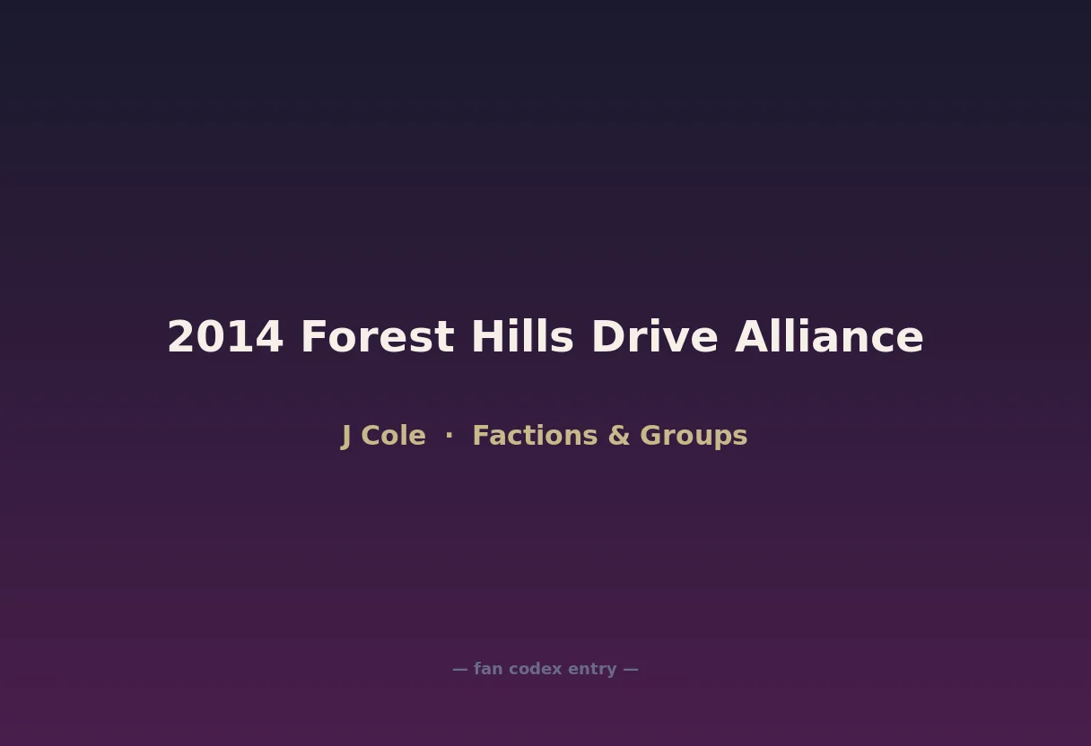 2014 Forest Hills Drive Alliance