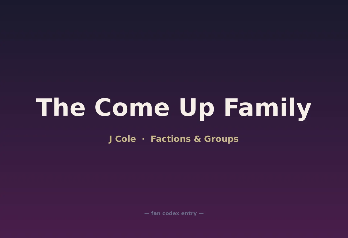 The Come Up Family