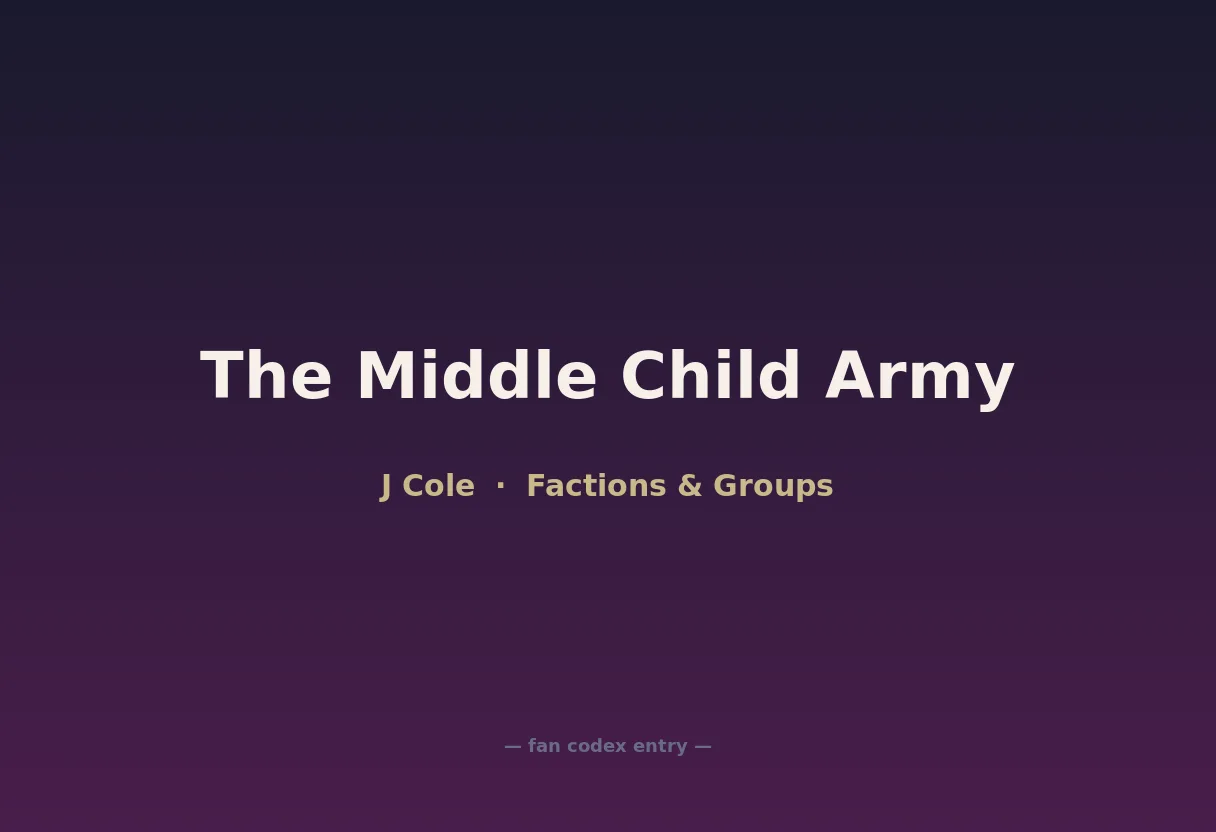 The Middle Child Army