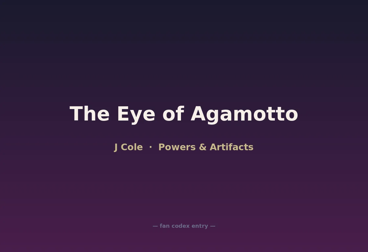 The Eye of Agamotto