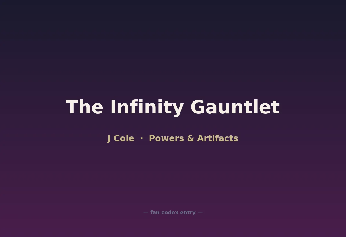 The Infinity Gauntlet
