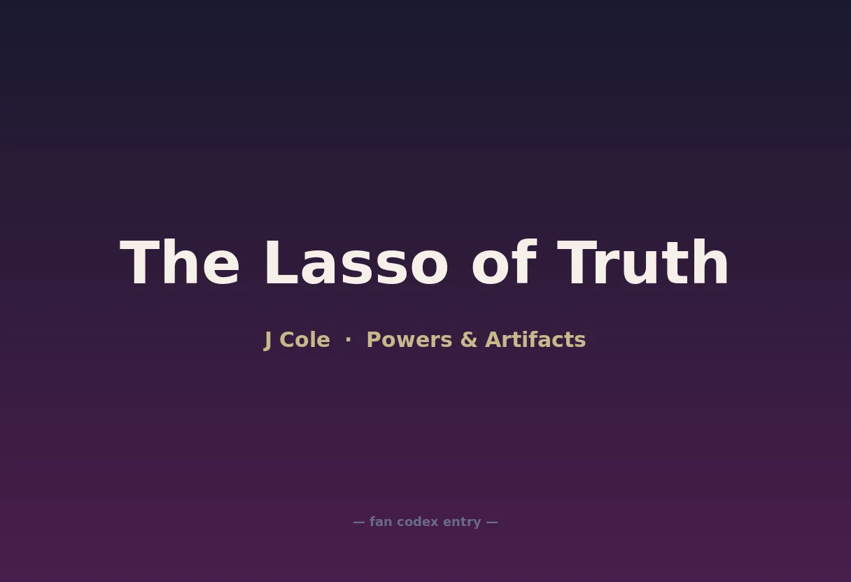 The Lasso of Truth